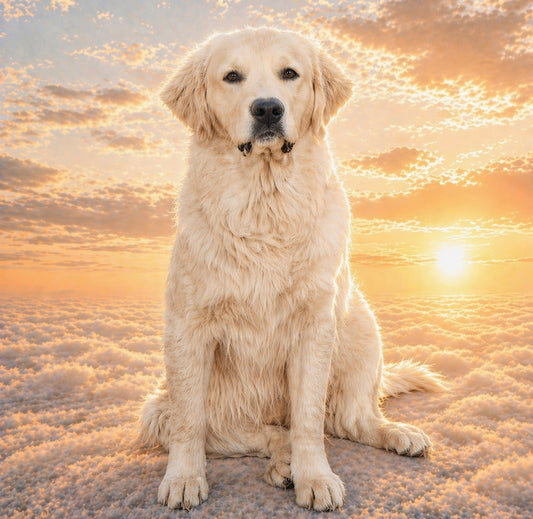 801 Custom Pet Memorial Canvas – Turn Your Pet’s Photo into Heaven Art